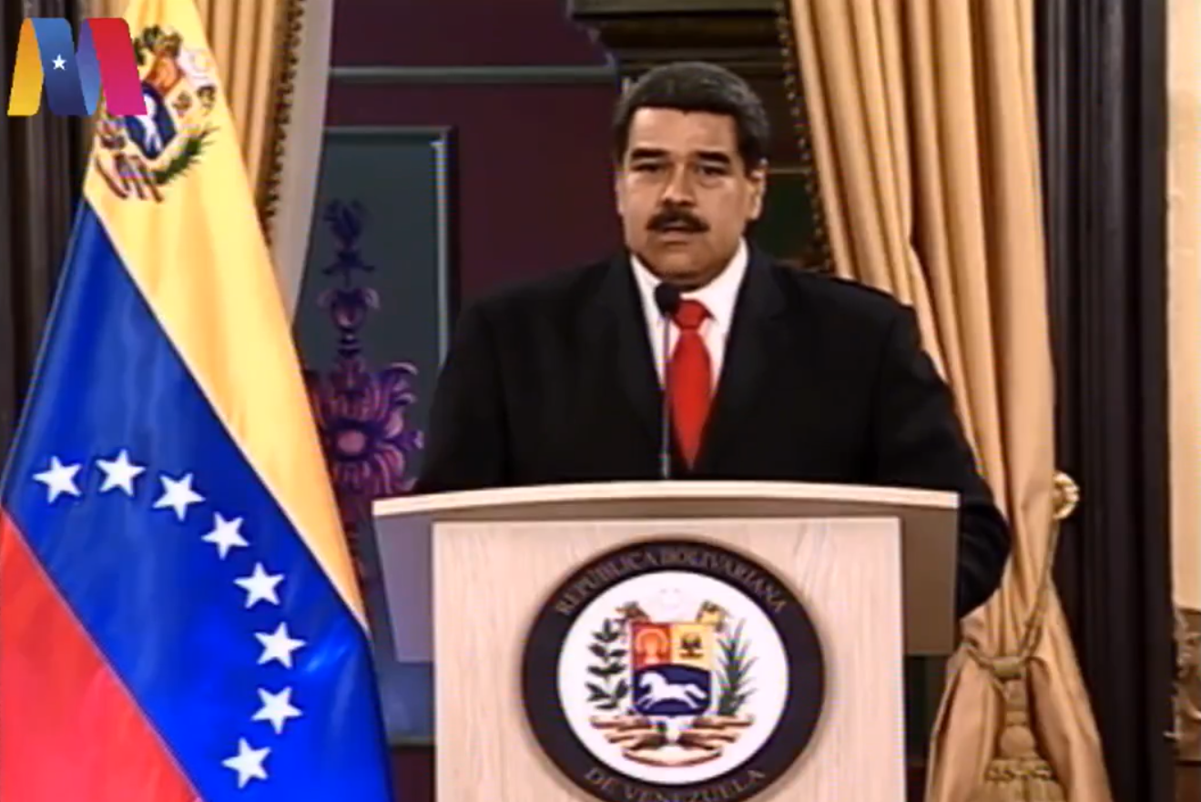 Pour (re)voir le discours de Nicolas Maduro (en castillan)