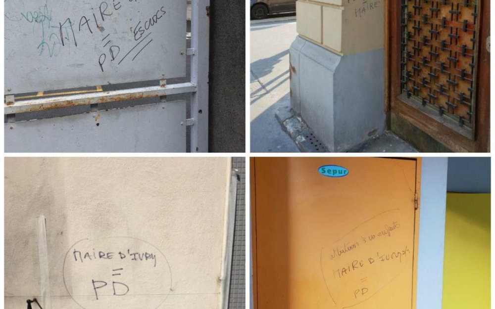 Val-de-Marne : visé par des tags homophobes, le maire (PCF) d’Ivry porte plainte Val-de-Marne : visé par des tags homophobes, le maire (PCF) d’Ivry porte plainte