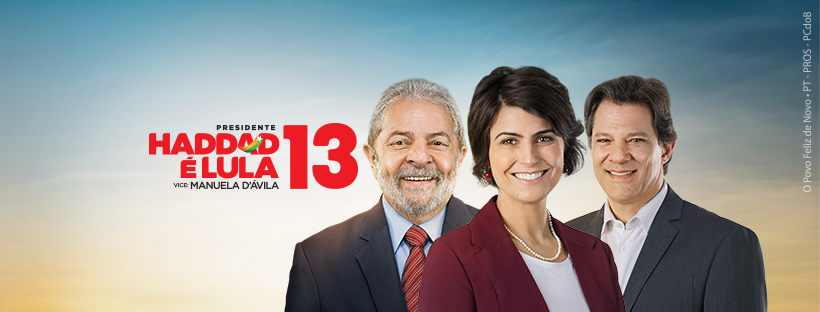 Brésil : Fernando Haddad remplace Lula comme candidat du PT/PCdoB à l'élection présidentielle