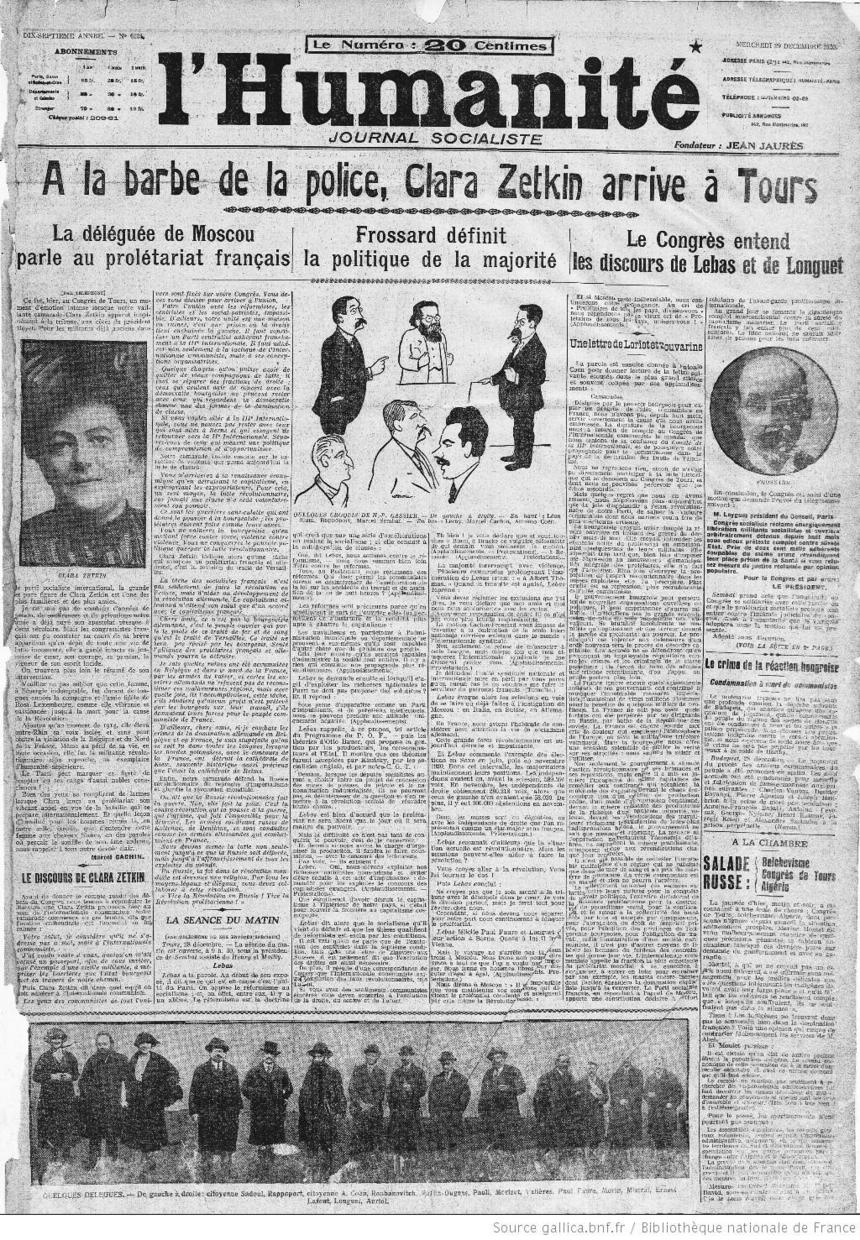 L'Humanité du 29 décembre L'Humanité du 29 décembre