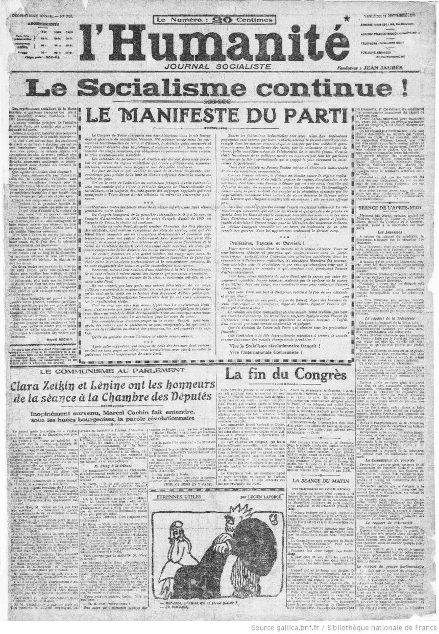 L'Humanité du 31décembre L'Humanité du 31décembre