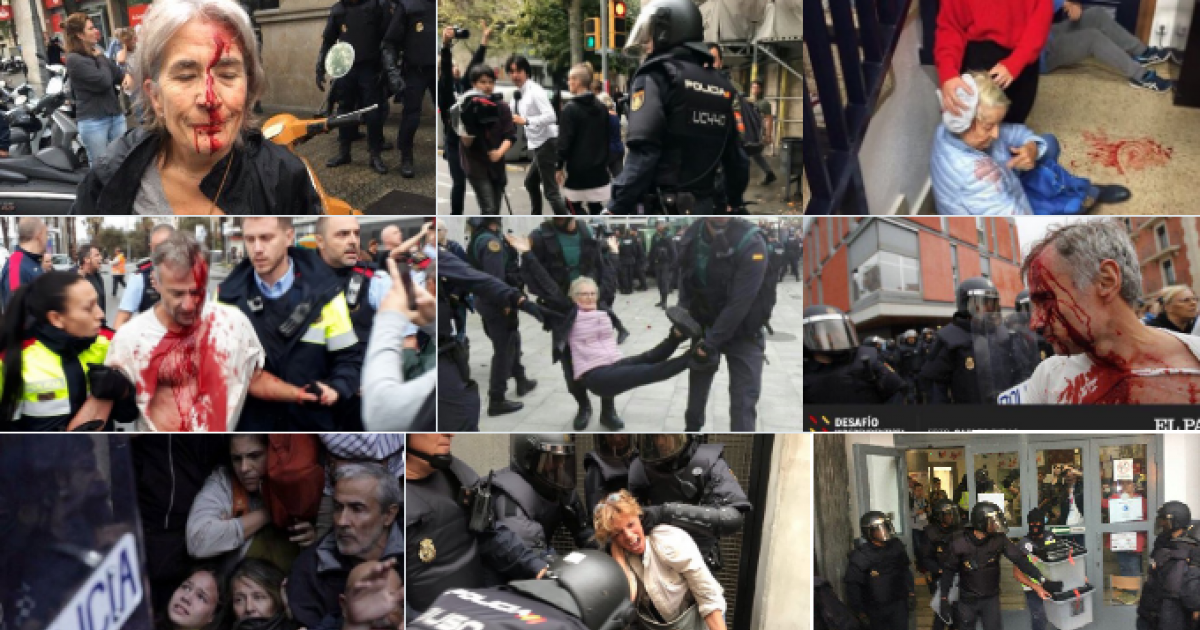 Catalogne 1er octobre 2017 : Du sang, des urnes et des larmes