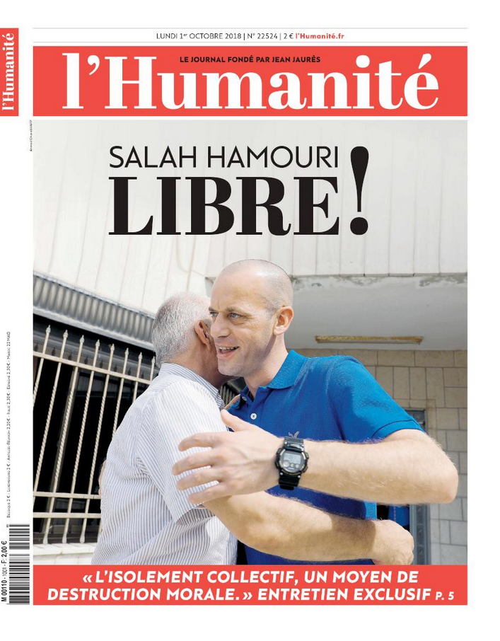 Salah Hamouri : "Ils utiliseront tous les moyens pour essayer de nous faire craquer"