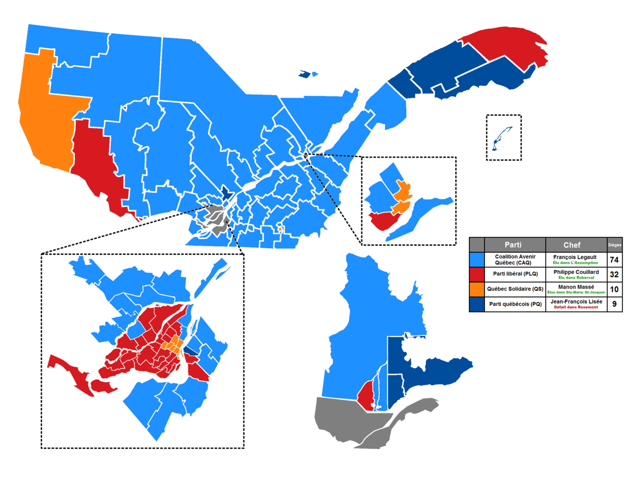 Percée de Québec Solidaire lors des élections générales québecoises
