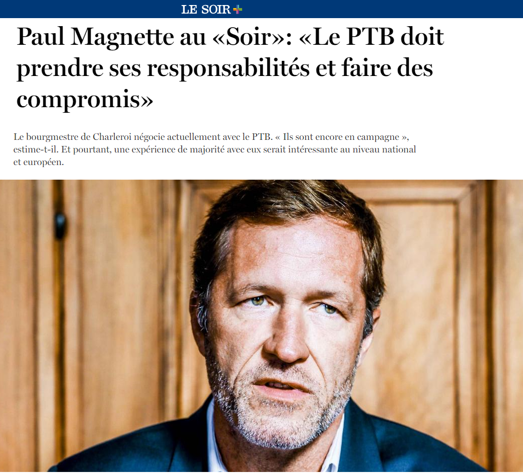 Le PTB ne sera pas le Syriza-sur-Sambre Le PTB ne sera pas le Syriza-sur-Sambre