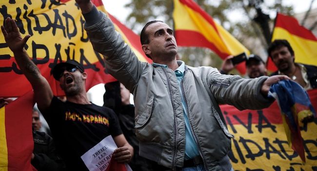 "La haine de la Catalogne, comme toujours dans l'histoire de l'Espagne, nourrit le fascisme" (ERC)