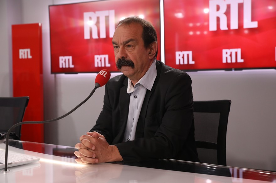 Macron "n'a pas pris la mesure de la gravité de la situation", estime Philippe Martinez sur RTL