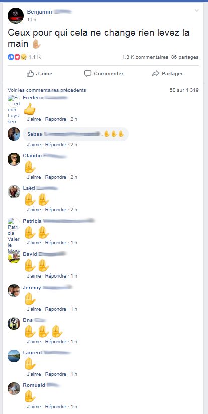 "Que dalle", "bidon", sur Facebook, les "gilets jaunes" insatisfaits par les annonces d'Emmanuel Macron