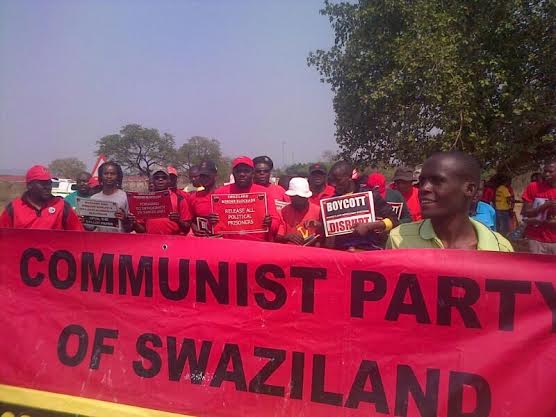 Des dirigeants du Parti Communiste du Swaziland arrêtés