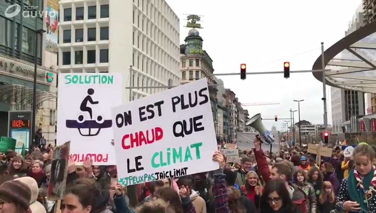 "On est plus chauds, plus chauds, plus chauds que le climat", la jeunesse belge se bouge pour le climat