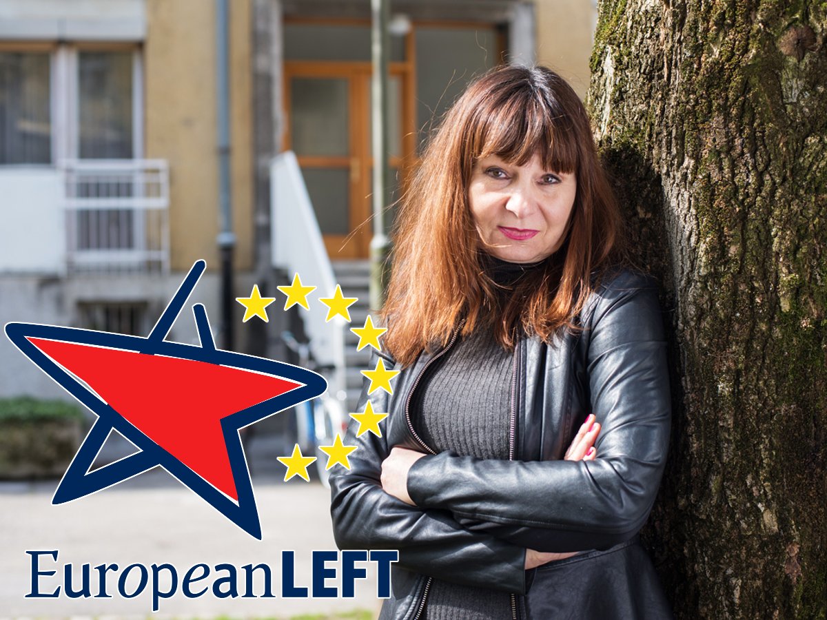 Violeta Tomič (Levica) désignée cheffe de file du PGE pour les élections européennes Violeta Tomič (Levica) désignée cheffe de file du PGE pour les élections européennes