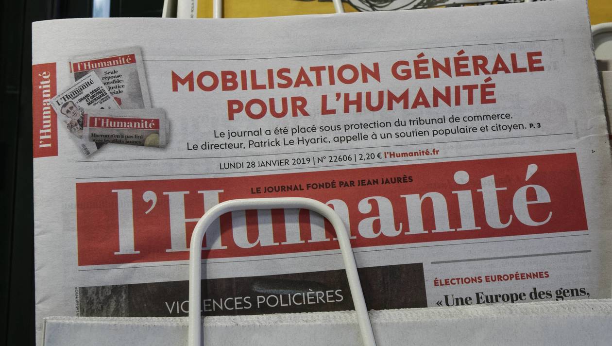 "L'Humanité" placé en redressement judiciaire avec poursuite d'activité "L'Humanité" placé en redressement judiciaire avec poursuite d'activité