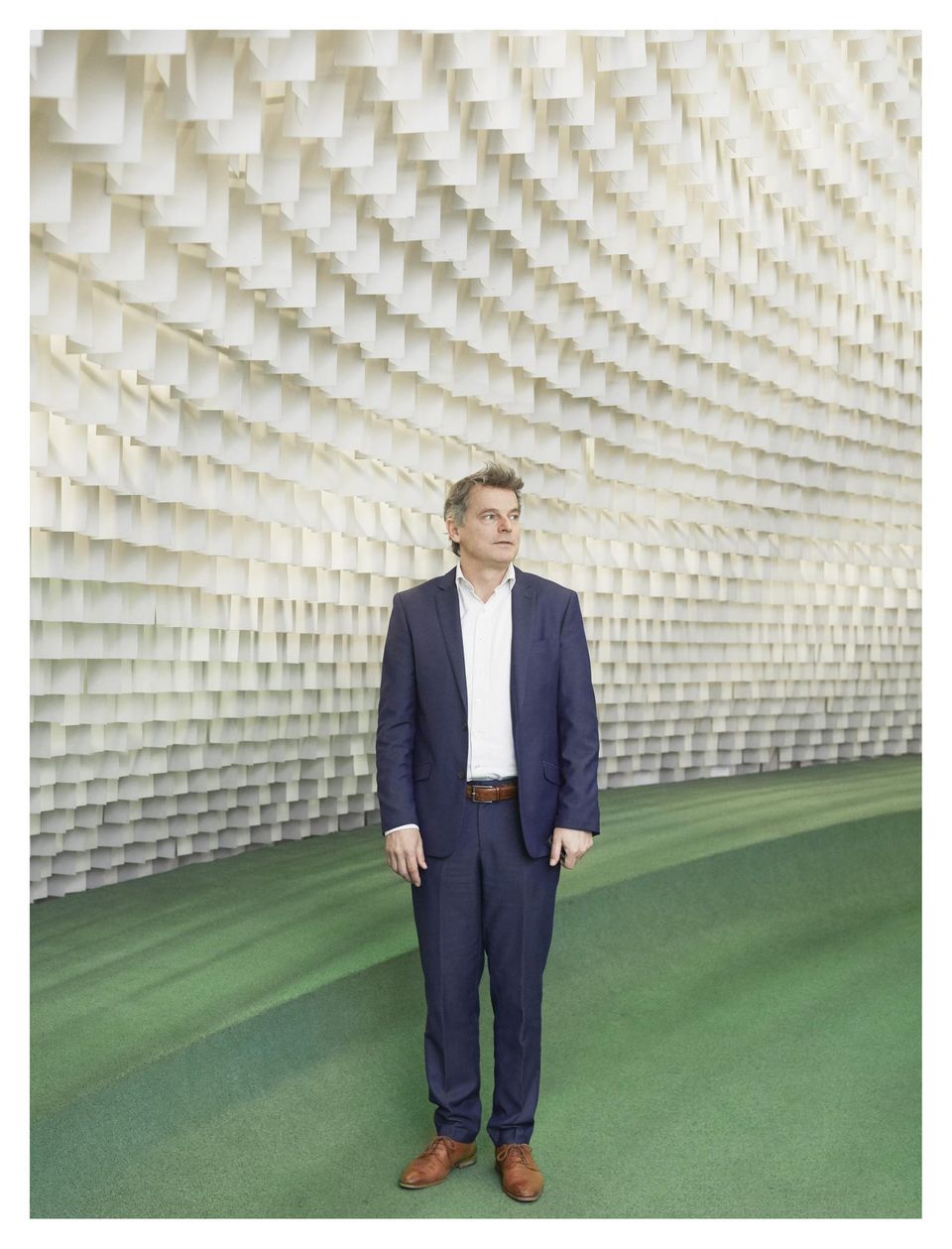 Fabien Roussel, fossettes et marteau (Libération)