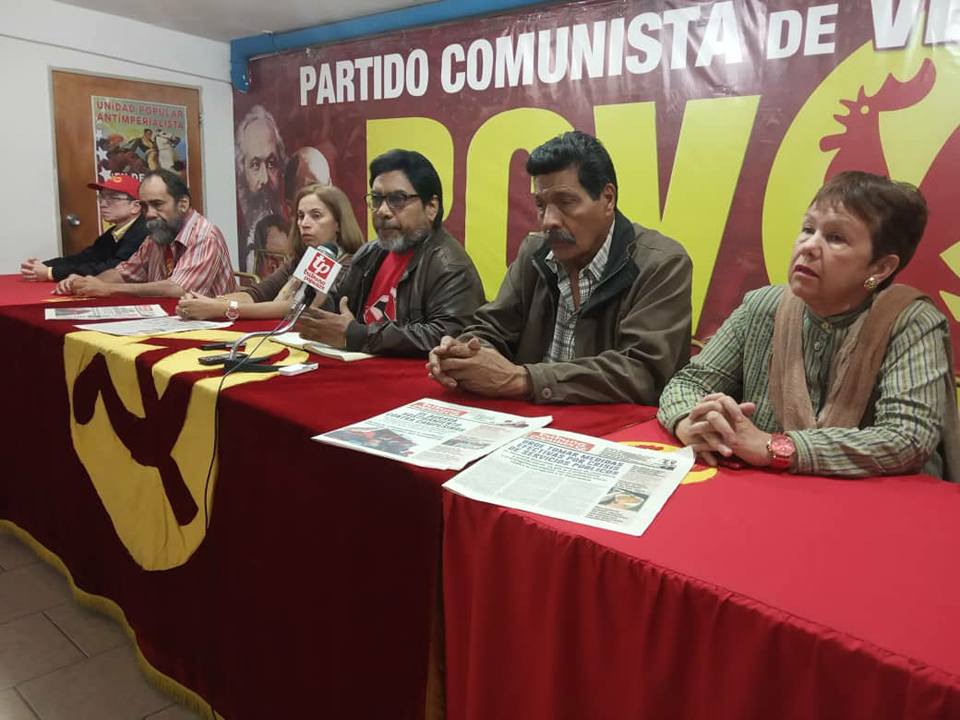 Le Parti Communiste du Venezuela (PCV) demande la dissolution immédiate de l'Assemblée nationale