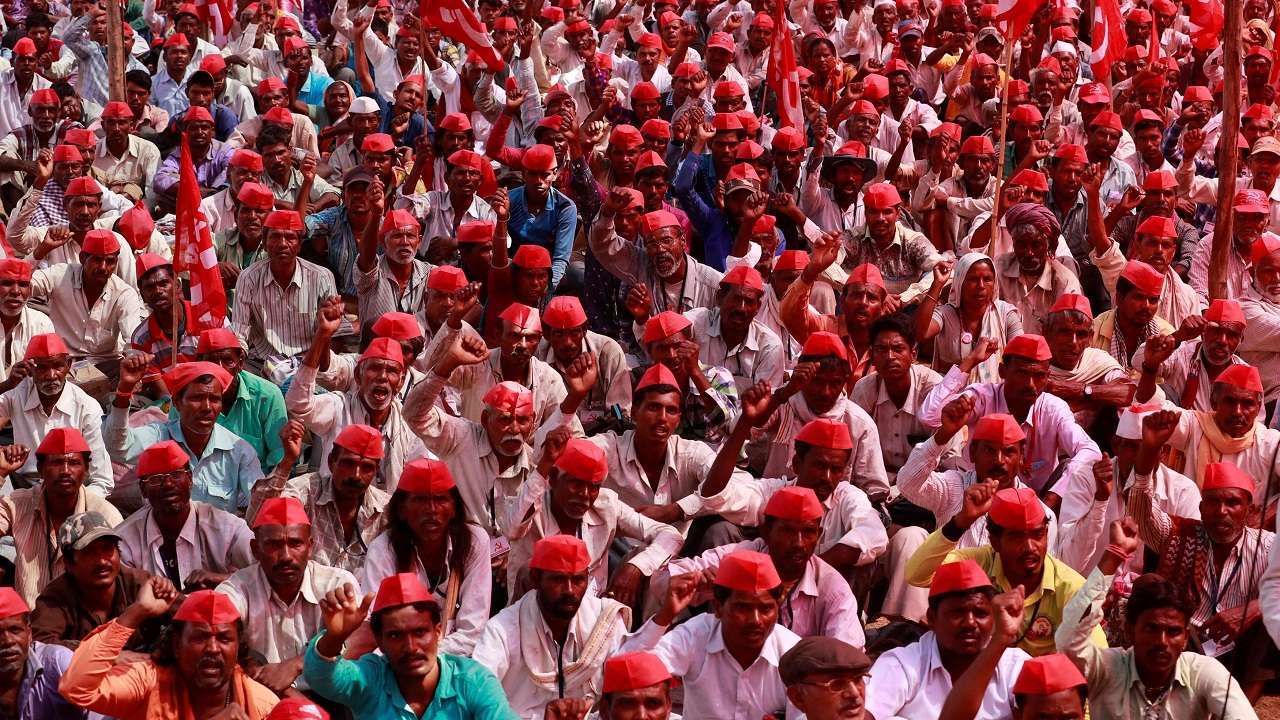 Inde/Maharashtra : 50.000 paysan.ne.s marchent vers Mumbai pour protester contre la "trahison" du gouvernement