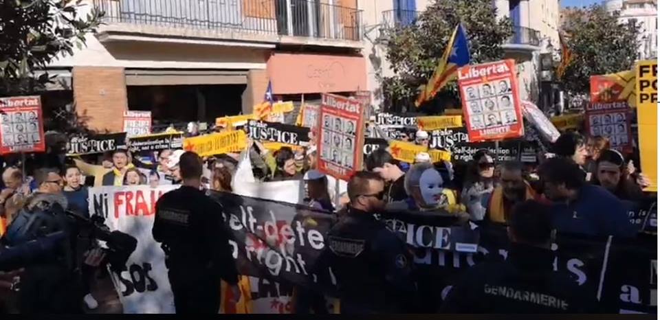 La visite de Pedro Sanchez perturbée en Catalogne-Nord