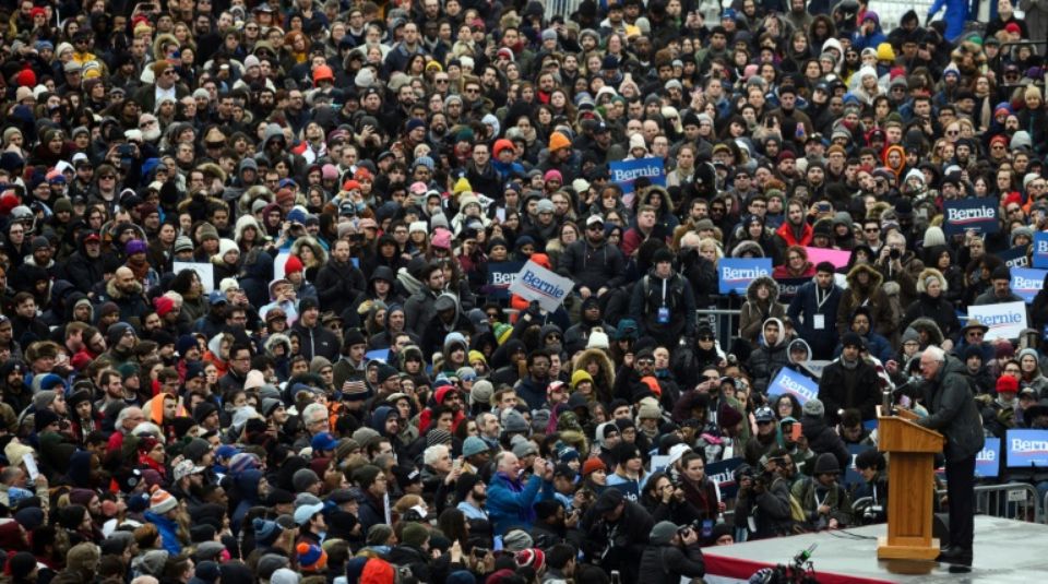 Etats-Unis : 1er meeting de Bernie Sanders depuis son Brooklyn natal Etats-Unis : 1er meeting de Bernie Sanders depuis son Brooklyn natal