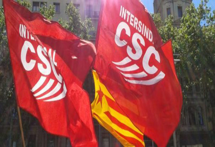Percée de l'Intersindical-CSC (membre de la FSM) lors d'élections professionnelles en Catalogne