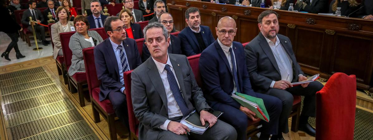 Cinq prisonniers politiques catalans en prison élus députés Cinq prisonniers politiques catalans en prison élus députés