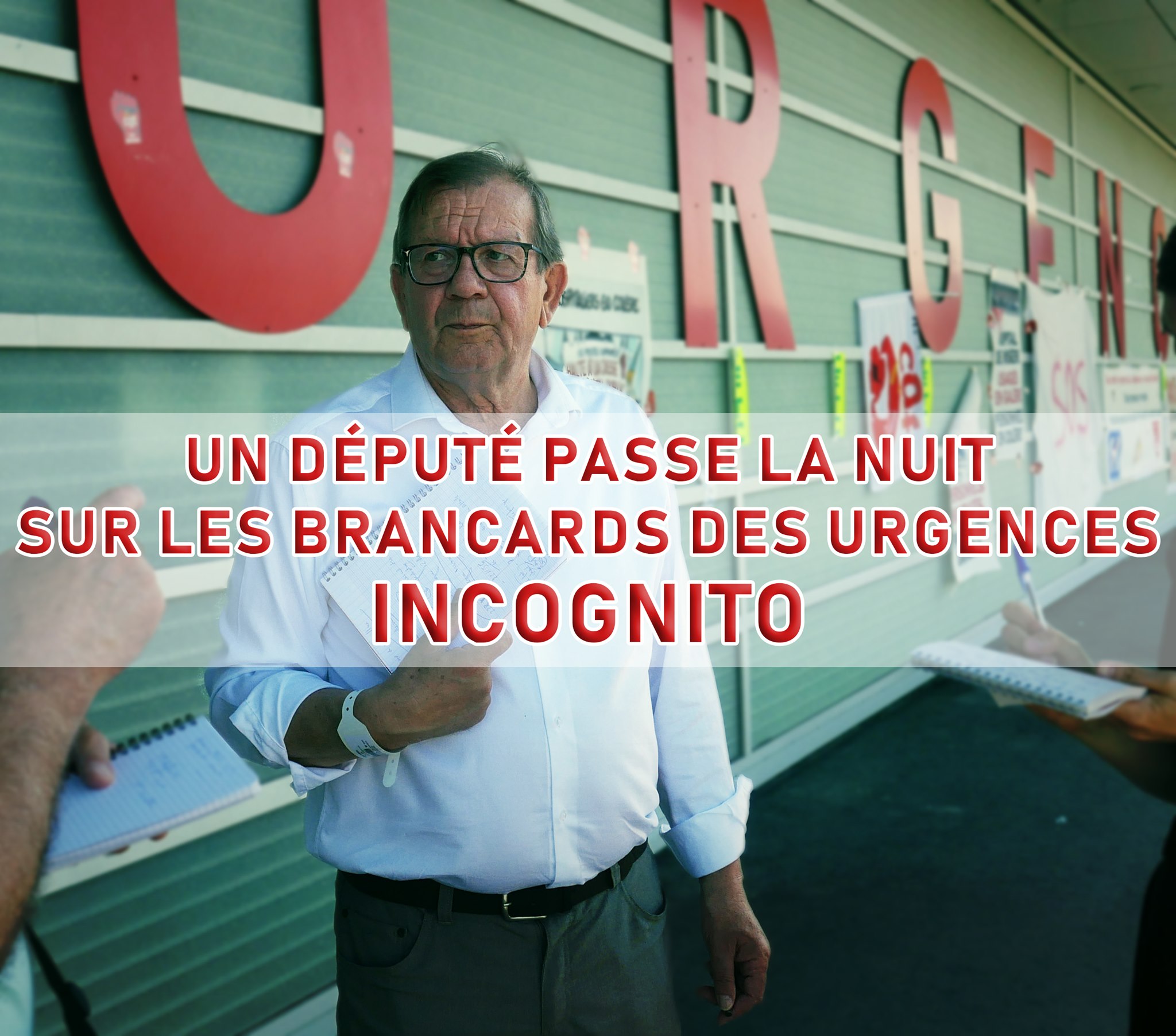 Le député Alain Bruneel (PCF) passe six heures aux urgences de Douai et dénonce une situation "dramatique"