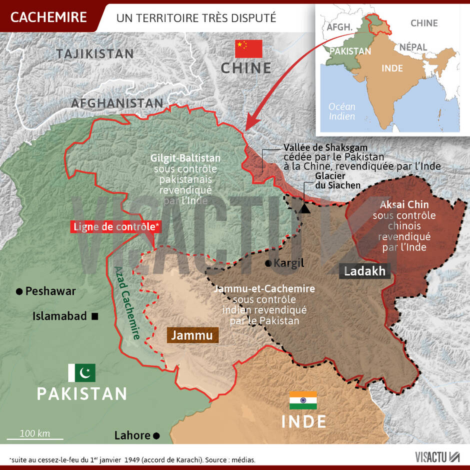Tensions au Jammu-et-Cachemire après mise sous tutelle et arrestations des dirigeants communistes