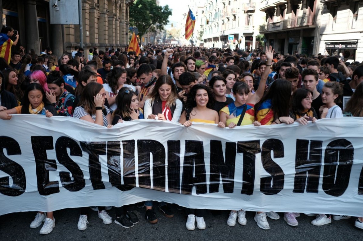 4ème jour de manifestations et de blocages en Catalogne 