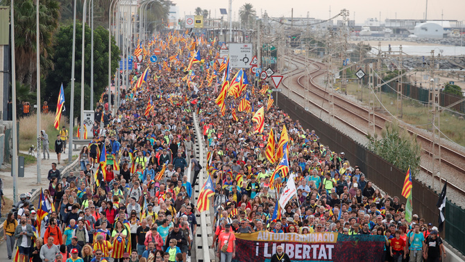 Grève générale massive en Catalogne !