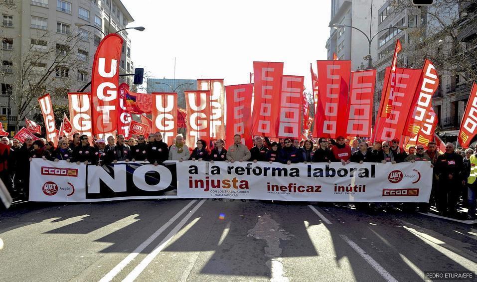 Les Espagnols manifestent en masse contre la réforme du travail