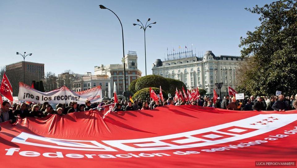 Les Espagnols manifestent en masse contre la réforme du travail