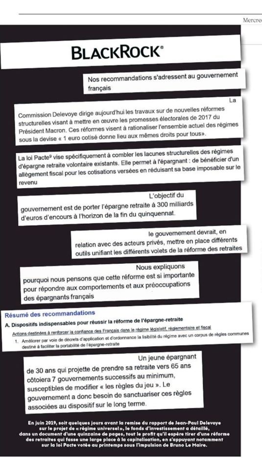 BLACKROCK, un géant américain de la finance à l'assaut des retraites des français.es