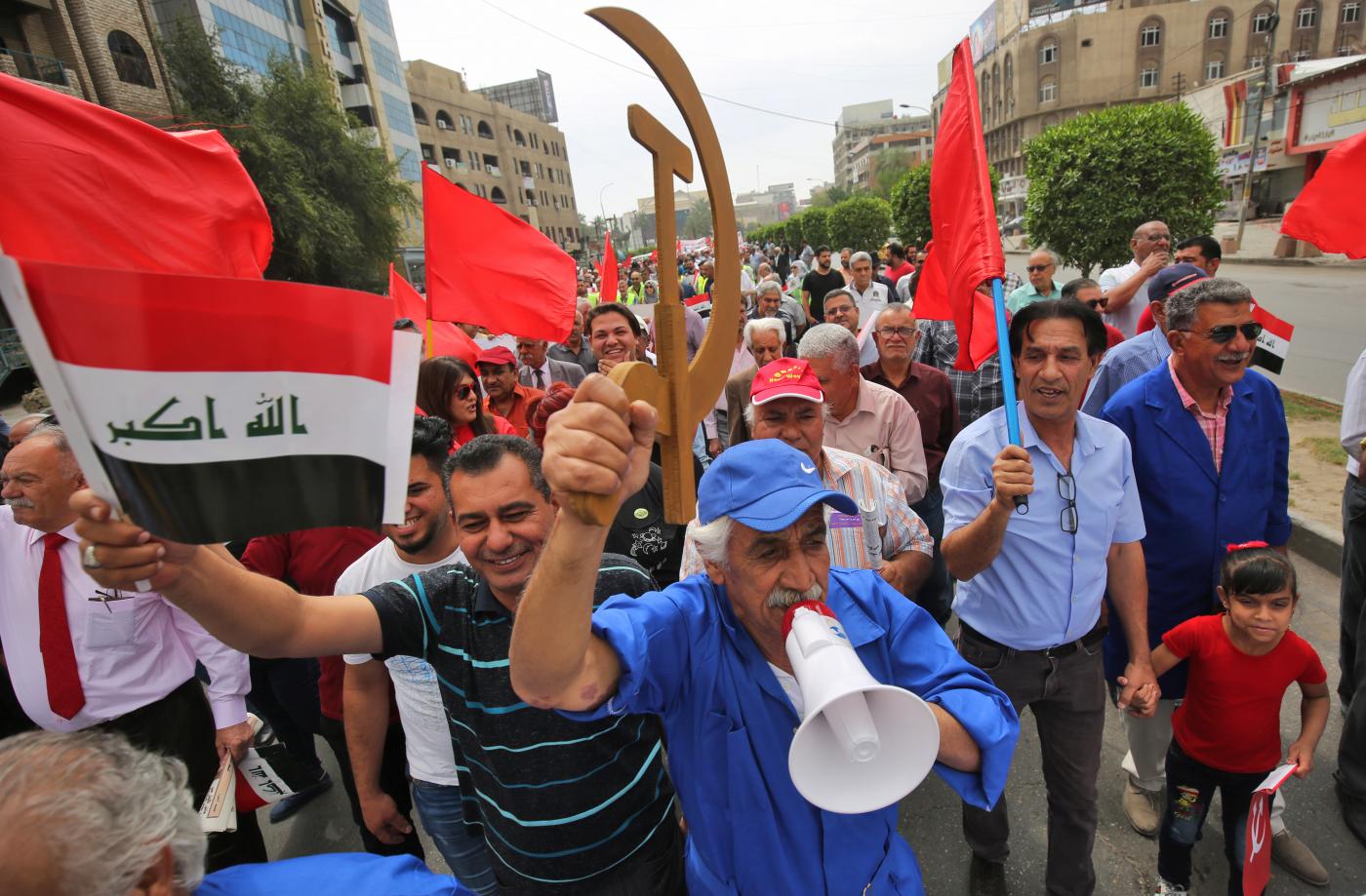 Les communistes irakiens reboostés grâces aux manifestations