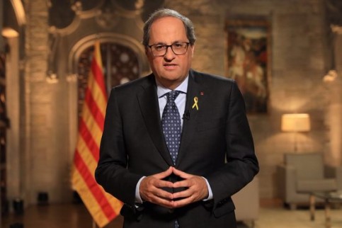 Le président catalan Quim Torra vient d'être destitué