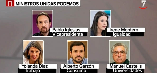 Il y aura deux ministres communistes dans le gouvernement de Pedro Sanchez, une première dans l'histoire du PCE Il y aura deux ministres communistes dans le gouvernement de Pedro Sanchez, une première dans l'histoire du PCE