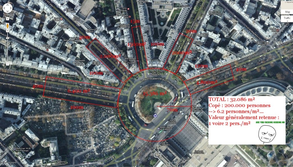 « 200 000 personnes » au Trocadéro : pourquoi pas deux millions ? « 200 000 personnes » au Trocadéro : pourquoi pas deux millions ?