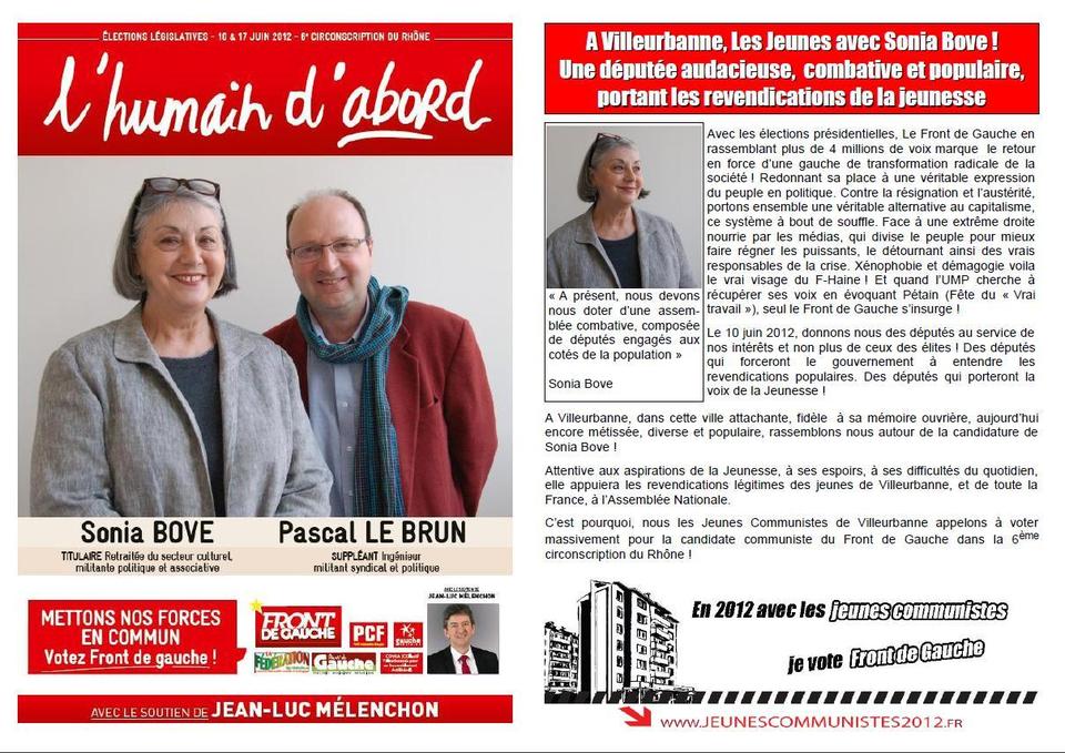 Villeurbanne : Les jeunes avec Sonia Bove (Front de Gauche) Villeurbanne : Les jeunes avec Sonia Bove (Front de Gauche)
