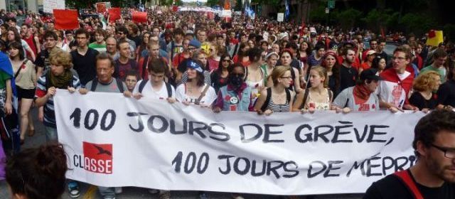 Québec : Retour aux arrestations de masse ...