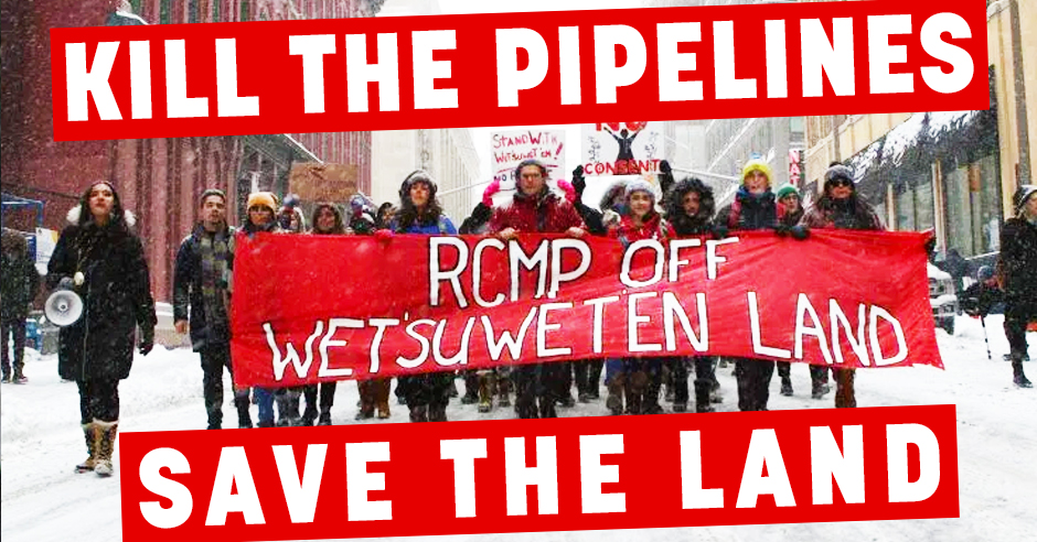 Les pipelines violent les droits des autochtones et menacent la planète (PC du Canada)