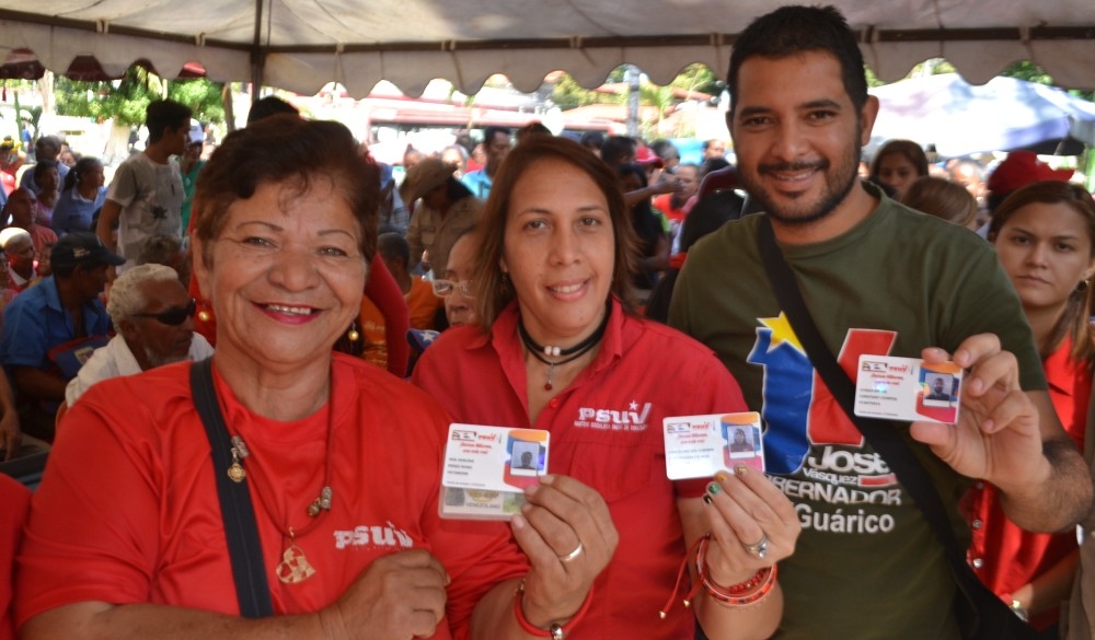 Le PSUV dispose désormais de 7.771.975 militant.e.s
