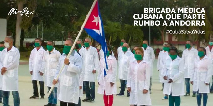 Covid-19 : Les médecins cubains sont arrivés en Andorre "pour sauver des vies"