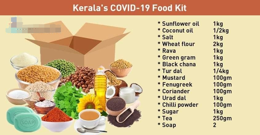 Le Kerala distribue des rations alimentaires gratuites