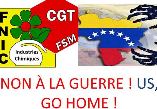 "Le gouvernement des États-Unis est le virus de cette planète" (FNIC-CGT) "Le gouvernement des États-Unis est le virus de cette planète" (FNIC-CGT)