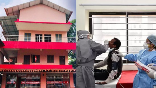 Au Kerala, des locaux du CPI(M) ont été transformé en centre de soins