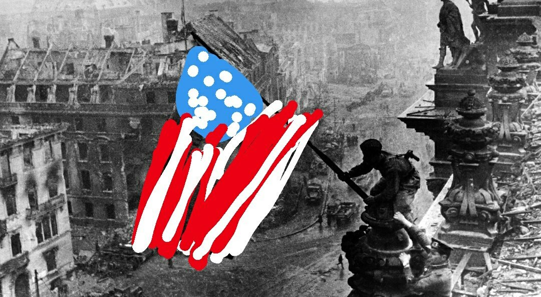 Pour la Maison Blanche, seul les USA et la Grande-Bretagne ont remporté la victoire sur les nazis