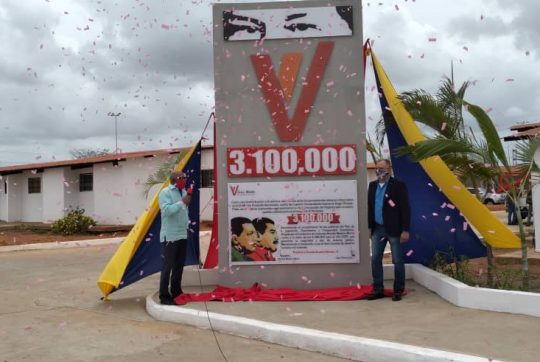 La révolution bolivarienne livre sa 3.100.000ème maison