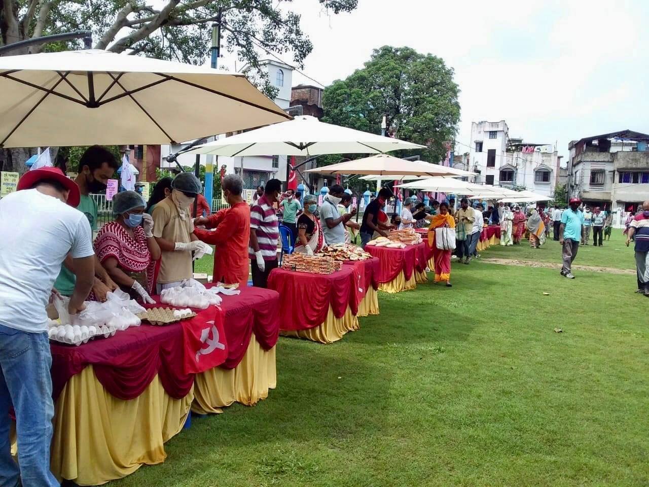 Au Bengale (Inde), les communistes viennent au secours des habitant.e.s abandonné.e.s par l'Etat