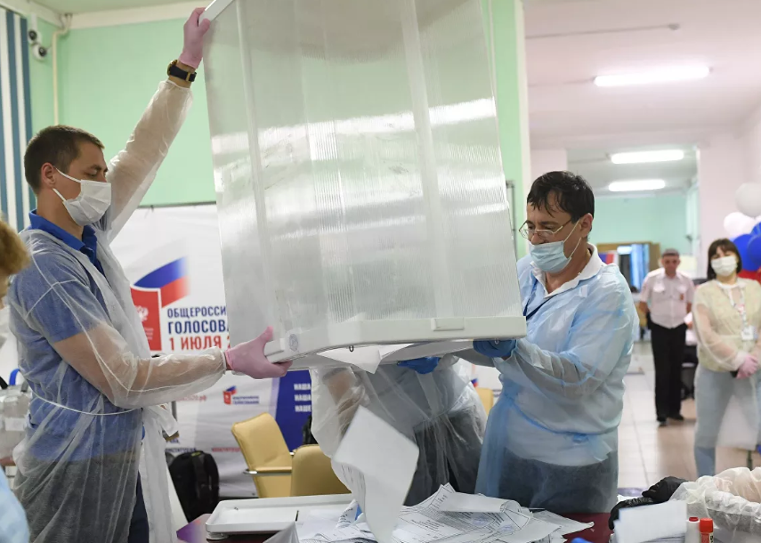 La modification constitutionnelle approuvée par 77,92% des russes