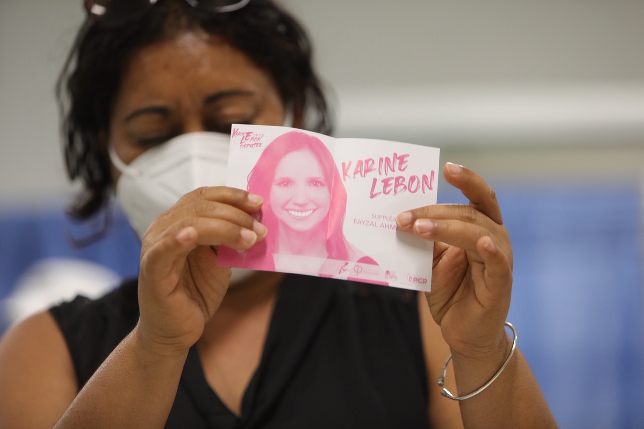 Karine Lebon (PLR) en tête du scrutin dans la 2ème circonscription de La Réunion Karine Lebon (PLR) en tête du scrutin dans la 2ème circonscription de La Réunion
