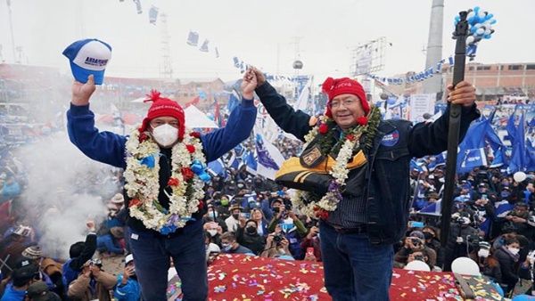 Luis Arce (MAS-IPSP) annonce comme première mesure le versement du "Bon contre la Faim" en Bolivie Luis Arce (MAS-IPSP) annonce comme première mesure le versement du "Bon contre la Faim" en Bolivie