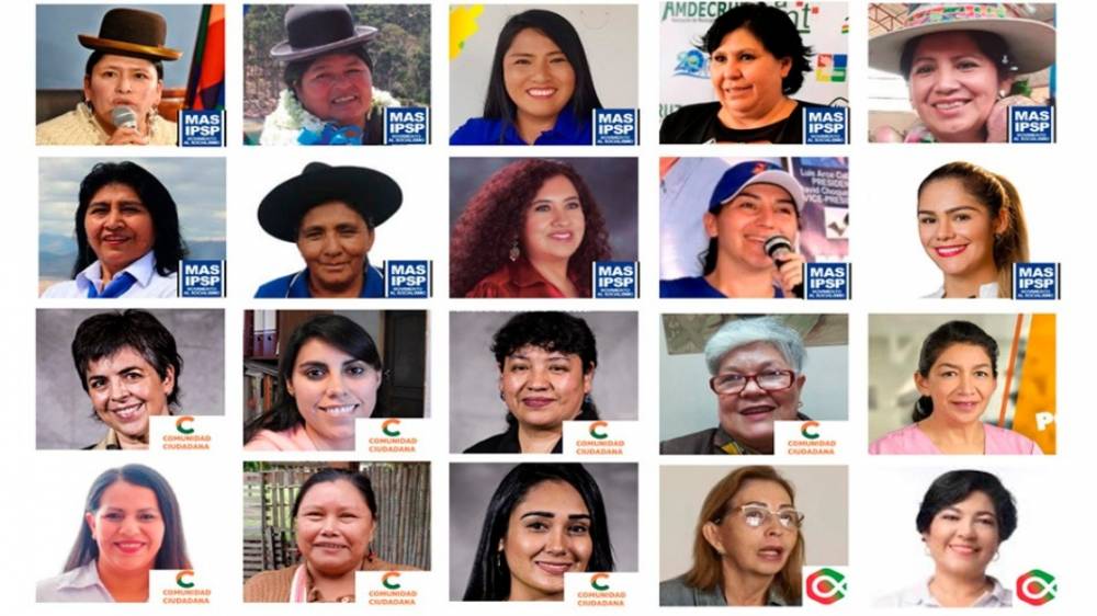 Les 20 sénatrices élues (sur 36 sièges)