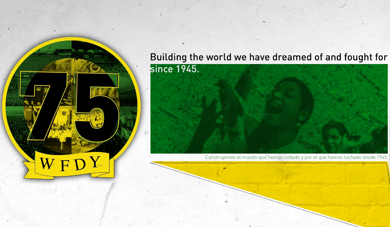 75ème anniversaire de la Fédération Mondiale de la Jeunesse Démocratique (FMJD-WFDY)